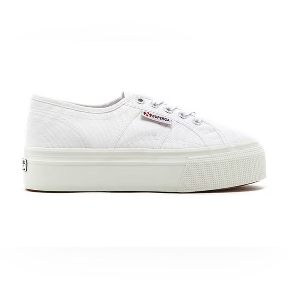 [CLEARANCE/Send Offers] Superga 2790 Platform Sneaker in Optical White - Picture 3 of 9